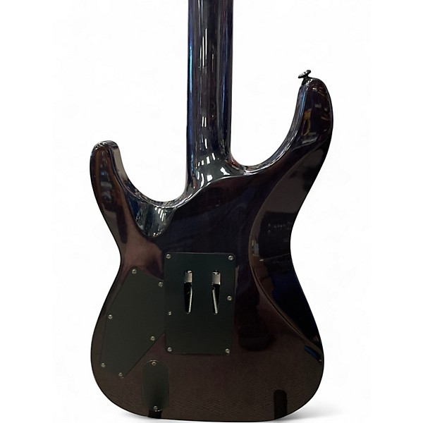 Used ESP LTD MH350FR Purple Solid Body Electric Guitar