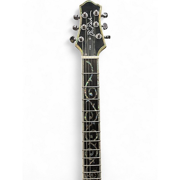 Used B.C. Rich fx6 Black Onyx Solid Body Electric Guitar