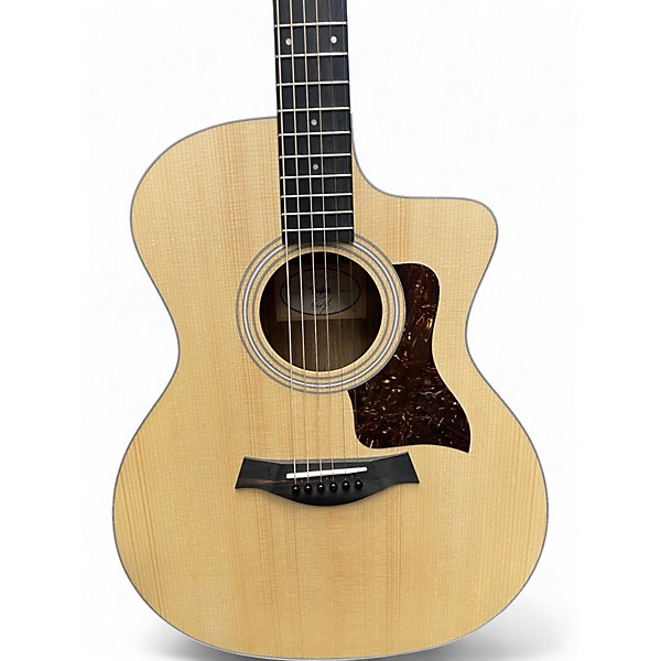 Used Taylor 214CE Natural Acoustic Electric Guitar