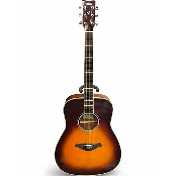 Used Yamaha FGTA 2 Tone Sunburst Acoustic Electric Guitar