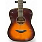 Used Yamaha FGTA 2 Tone Sunburst Acoustic Electric Guitar