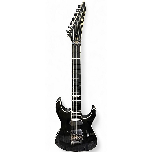 Used ESP E-II M-II SEVEN Black Solid Body Electric Guitar