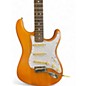 Used Fender American Deluxe Stratocaster Amber Solid Body Electric Guitar