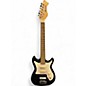 Used Harmony 02814 DOUBLE CUT Black and White Solid Body Electric Guitar thumbnail