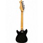 Used Harmony 02814 DOUBLE CUT Black and White Solid Body Electric Guitar