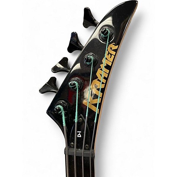 Used Kramer D-1 Metallic Purple Electric Bass Guitar