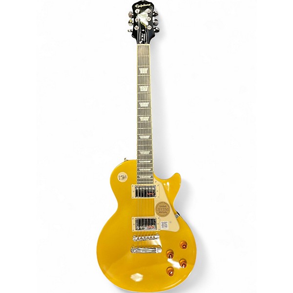Used Epiphone Les Paul Standard Gold Top Solid Body Electric Guitar