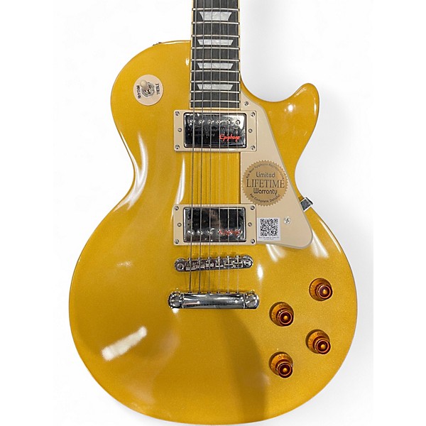 Used Epiphone Les Paul Standard Gold Top Solid Body Electric Guitar