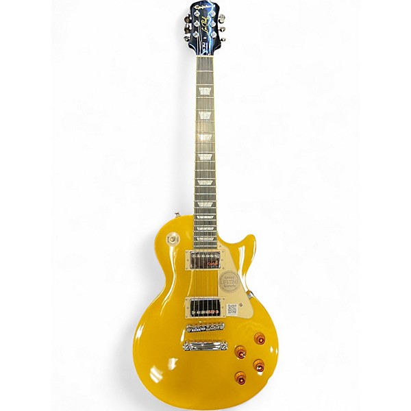 Used Epiphone Les Paul Standard Gold Top Solid Body Electric Guitar