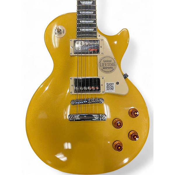 Used Epiphone Les Paul Standard Gold Top Solid Body Electric Guitar