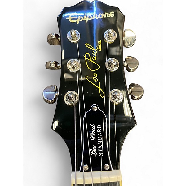 Used Epiphone Les Paul Standard Gold Top Solid Body Electric Guitar
