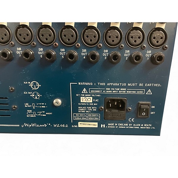 Used Allen & Heath MixWizard WZ16:2DX Unpowered Mixer