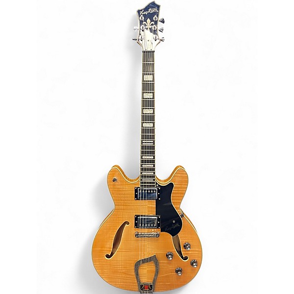 Used Hagstrom Viking Deluxe Maple Hollow Body Electric Guitar