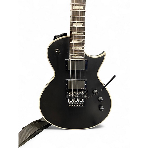Used ESP LTD EC1000 FR Deluxe Black Solid Body Electric Guitar