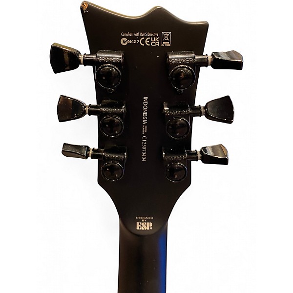 Used ESP LTD EC1000 FR Deluxe Black Solid Body Electric Guitar