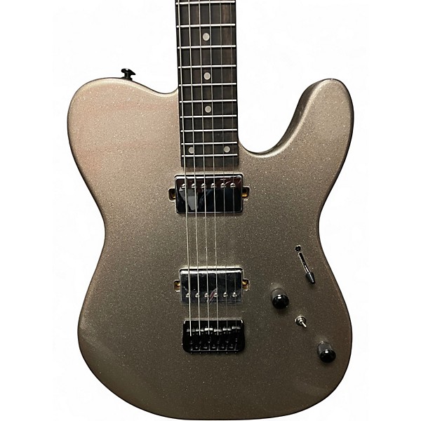 Used Cerberus HERMES 6HT Silver Sparkle Baritone Guitars