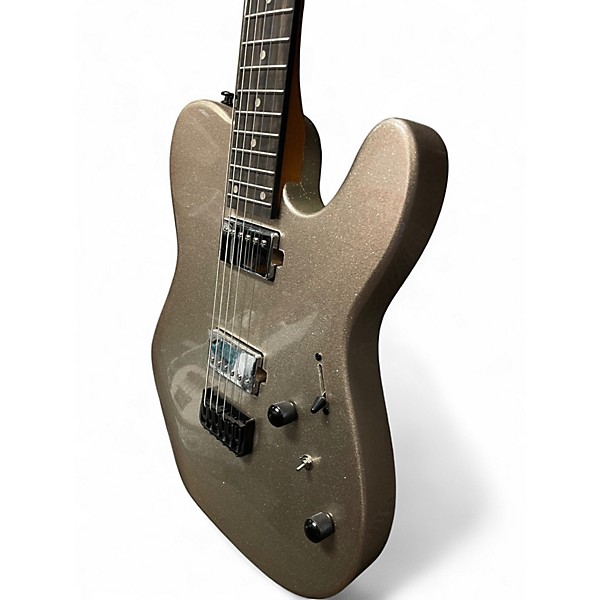 Used Cerberus HERMES 6HT Silver Sparkle Baritone Guitars