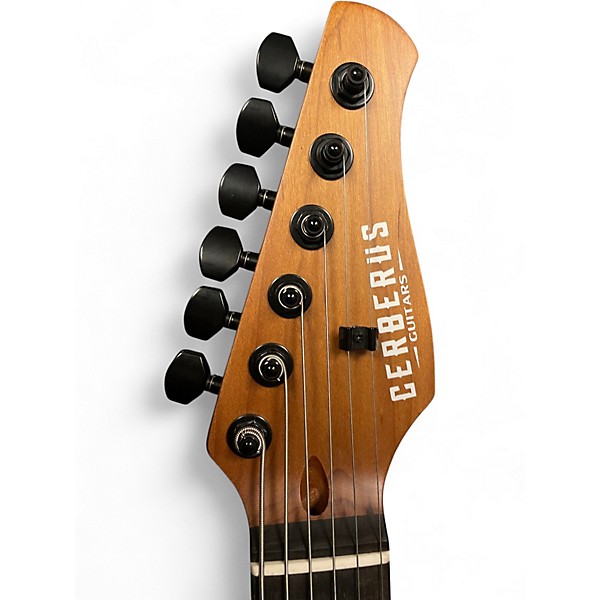 Used Cerberus HERMES 6HT BLACK SPARKLE Baritone Guitars