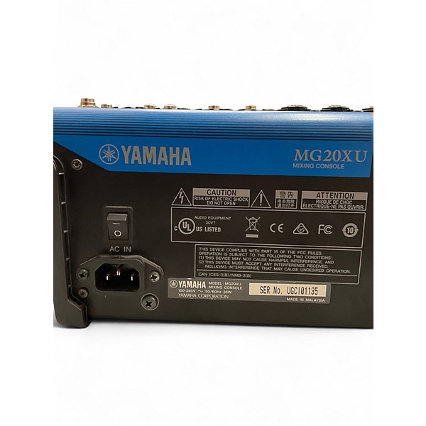 Used Yamaha MG20XU Unpowered Mixer