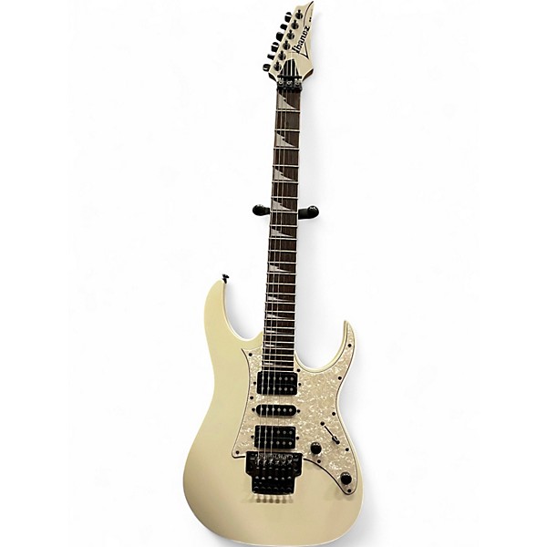 Used Ibanez RG350DX RG Series White Solid Body Electric Guitar