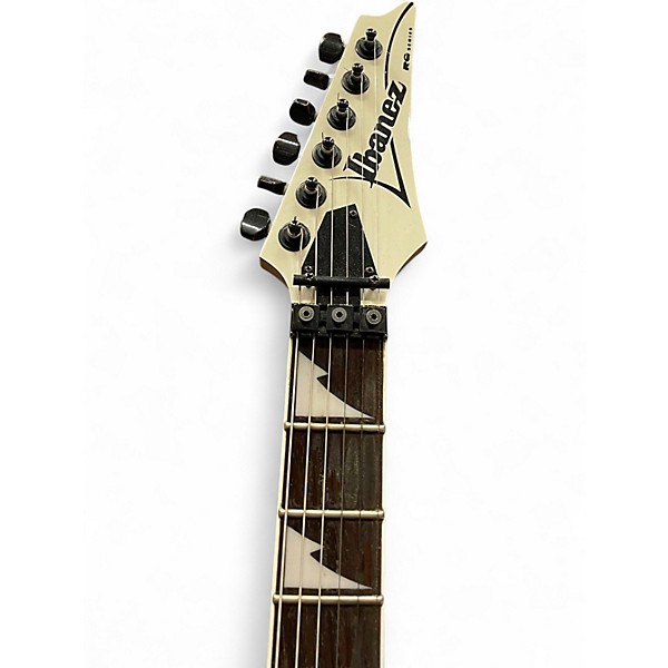 Used Ibanez RG350DX RG Series White Solid Body Electric Guitar