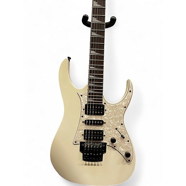 Used Ibanez RG350DX RG Series White Solid Body Electric Guitar