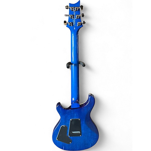 Used PRS SE Custom 24 Quilt Top Lake Blue Solid Body Electric Guitar