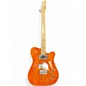 Used Warmoth T TYPE ORANGE FLAME Solid Body Electric Guitar thumbnail