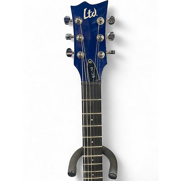 Used ESP LTD EC10 Blue Solid Body Electric Guitar