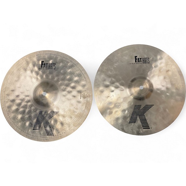 Used Zildjian 14in Fat Hats Pair Cymbal