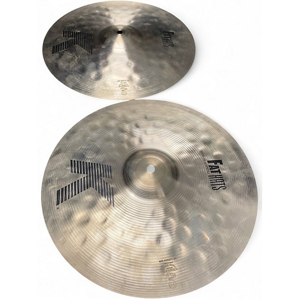 Used Zildjian 14in Fat Hats Pair Cymbal