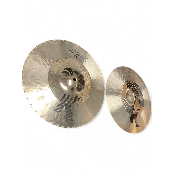 Used Zildjian 14in K Custom Hybrid Hi Hat Pair Cymbal