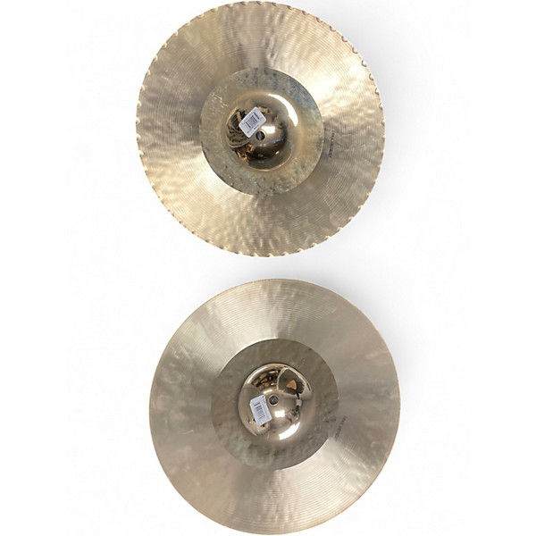 Used Zildjian 14in K Custom Hybrid Hi Hat Pair Cymbal