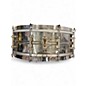 Used Ludwig 14X5 1920s Nickel over Brass DANCE Silver Drum
