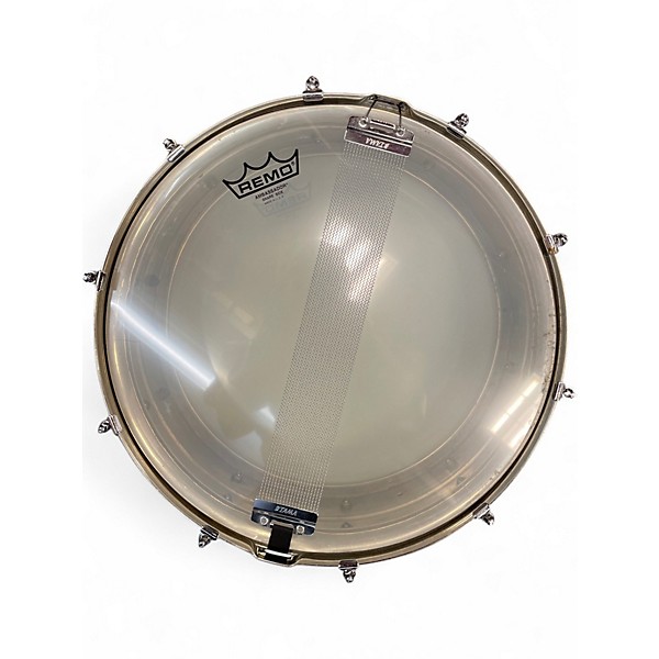 Used Ludwig 14X5 1920s Nickel over Brass DANCE Silver Drum