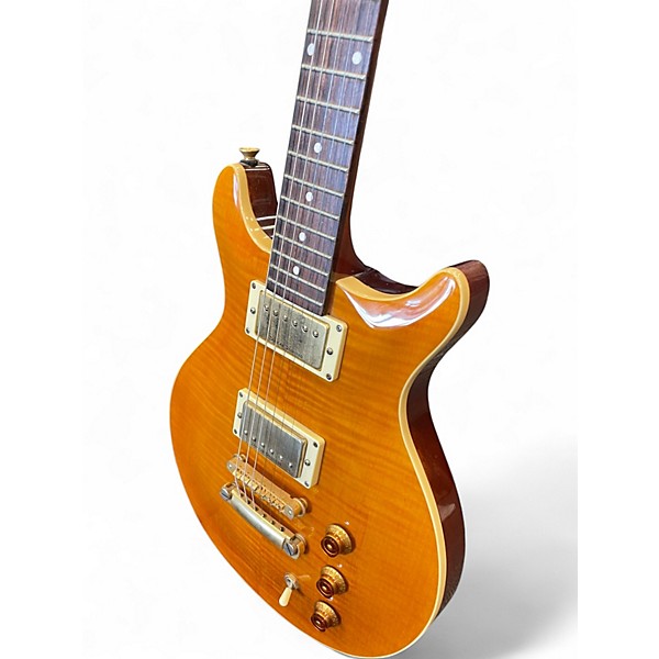 Used Hamer XT DOUBLE CUT Amber Solid Body Electric Guitar