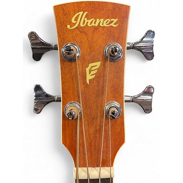 Used Ibanez PNB14E-OPN Walnut Electric Bass Guitar