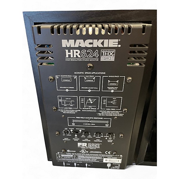 Used Mackie HR624 Pair Powered Monitor