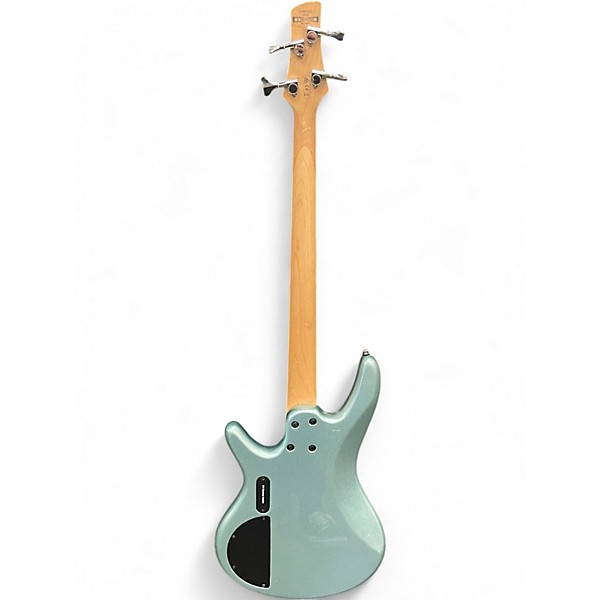 Used Ibanez SRMD200 BLUE GREEN SPARKLE Electric Bass Guitar