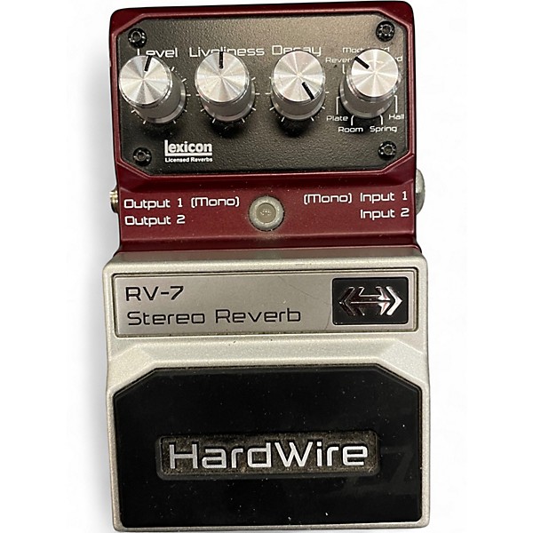 Used DigiTech Hardwire Series RV7 Reverb Effect Pedal