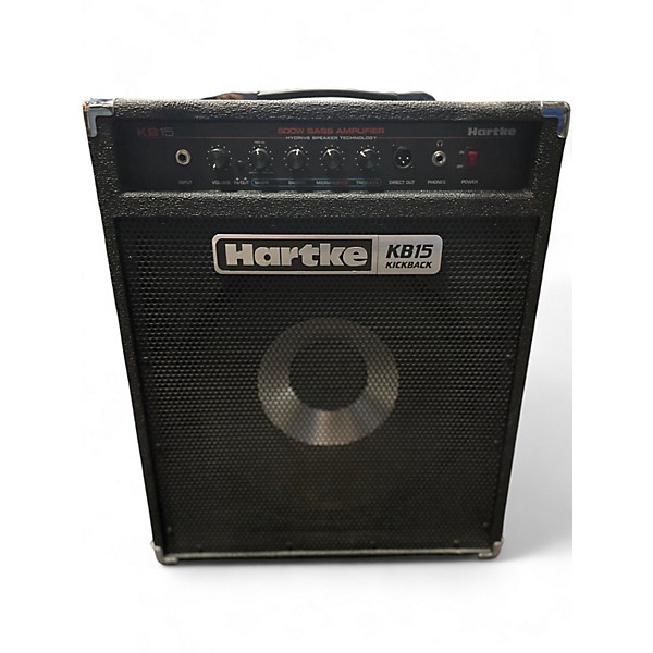 Used Hartke KICKBACK KB15 Bass Combo Amp