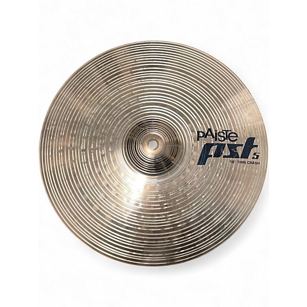Used Paiste 16in PST5 Thin Crash Cymbal