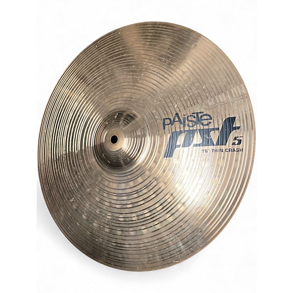 Used Paiste 16in PST5 Thin Crash Cymbal