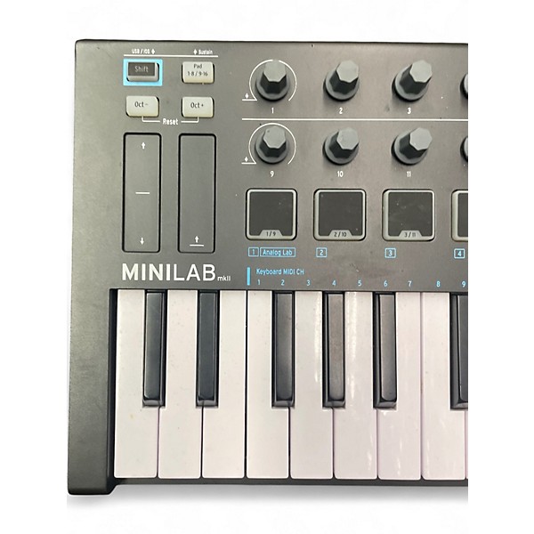 Used Arturia Minilab MKII MIDI Controller
