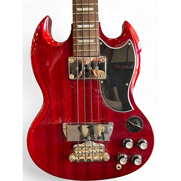 Used Epiphone EB-3 Cherry Electric Bass Guitar