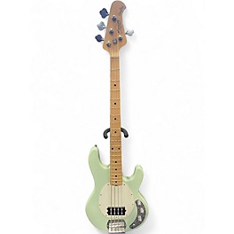 Used Sterling by Music Man Stingray Mint Green Electric Bass Guitar