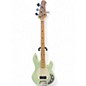 Used Sterling by Music Man Stingray Mint Green Electric Bass Guitar thumbnail