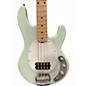 Used Sterling by Music Man Stingray Mint Green Electric Bass Guitar