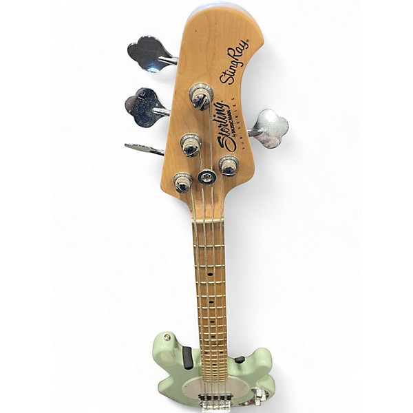 Used Sterling by Music Man Stingray Mint Green Electric Bass Guitar