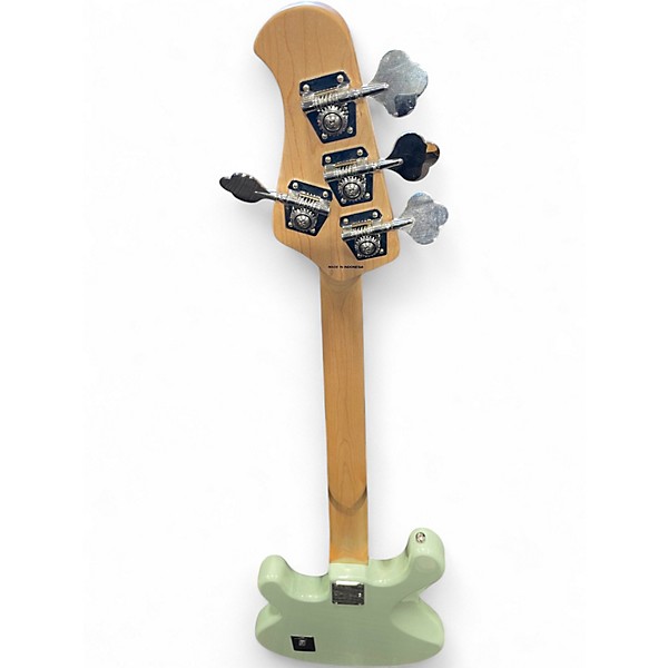 Used Sterling by Music Man Stingray Mint Green Electric Bass Guitar